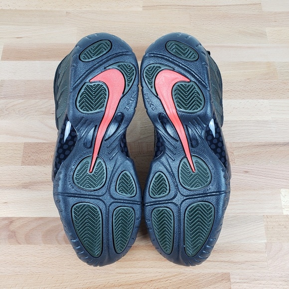 nike • little foamposite pro gs sequioia - Picture 6 of 8